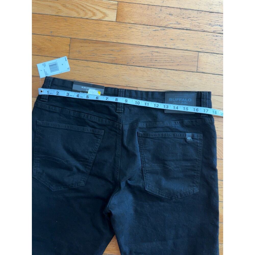 Buffalo David Bitton Evan Slim Straight Black Denim Shorts Mens 34 NWT Stretch - Picture 2 of 5